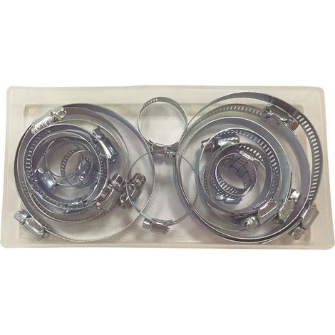 Surtido de abrazaderas de tubo 20 PCS JBM