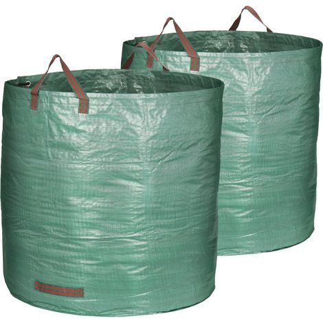 Reusable Garden Bag 272 L, Set of 2 Tear-Resistant Plant Bags, Durable Polypropylene Fabric Garden Waste Bag, Foldable (1/5)