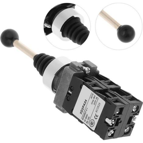 Interrupteur Joystick - 4 Positions - Ressort De Retour Automatique - Pour Contrôle Manuel - 1 Pièce (1/4)