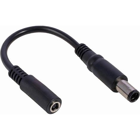Câble convertisseur d'alimentation DC 90W, connecteur femelle 4.5x3.0 vers mâle 7.45.0 pour chargeur ordinateur portable (1/4)
