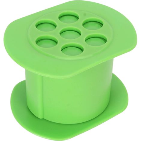 Presse-saucisse en plastique alimentaire vert, presse à viande manuelle pour hachoir, outil de barbecue de cuisine (1/5)