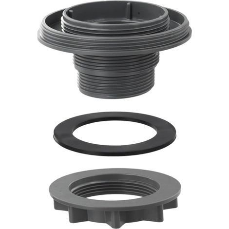 Gewindeanschluss für den Wassereinlauf – Komplettset für Schwimmbecken – Kompatibel mit Intex-Modellen 26341W, 26345W, 26375EH, 26761EH, 28345VM, 28952EH, 28961EH – 3-teilig (1/5)
