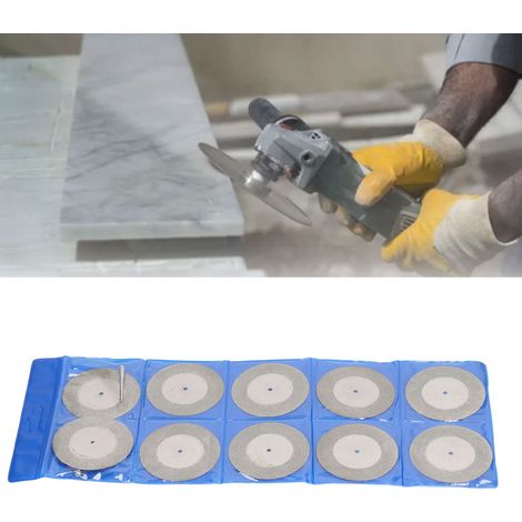Disques de coupe diamantés ultra-minces de 60 mm pour l'agate, le jade et les pierres précieuses, adaptés au jointoiement dentaire. (1/5)