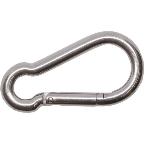 Karabinerhaken Edelstahl A4 7 x 70 mm - pro Stück