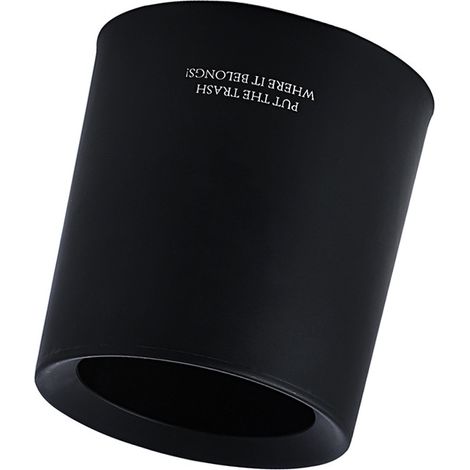 Tisch-Abfalleimer, Tiermotiv, niedlich, tragbar, Mini-Abfalleimer fürs Büro, 1,5 l, schwarz (1/5)