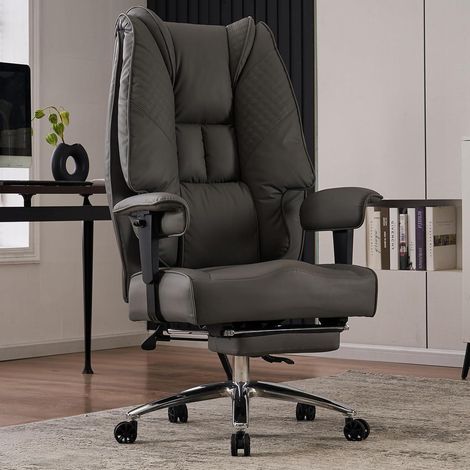 Ergonomischer Bürostuhl mit hoher Rückenlehne, verstellbaren Armlehnen & breitem (1/5)