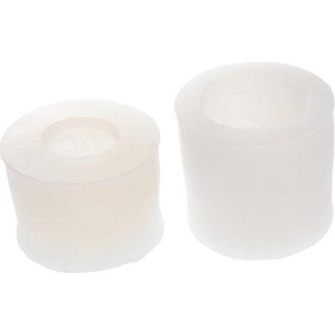 2pièces Moule à Bougies Noël Parfumé pour DIY Kit Fabrication Bougies Moules Silicone Aromathérapie (1/5)