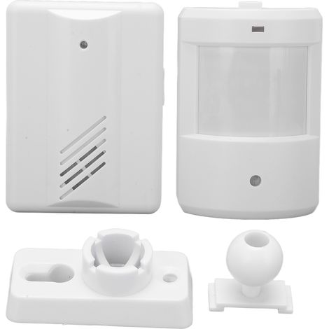Système de sécurité domestique étanche comprenant : alarme de voie sans fil, émetteur infrarouge, sonnette, détecteur de mouvement et récepteur