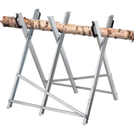 Soporte plegable para sierra de metal