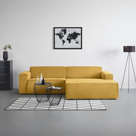 Mömax Wohnlandschaft Loft Senfgelb (1/5)