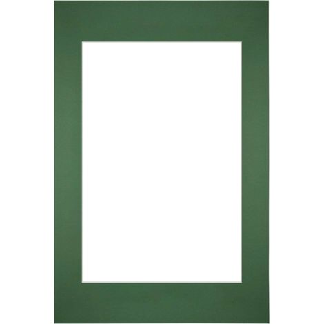 yd. - Cadre photo 40x60 - Vert foret - Carton sans acide 630 g/m² - (1/4)
