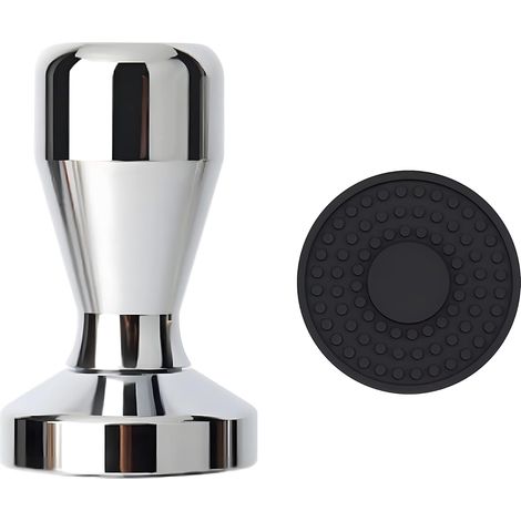 Kaffeepresse mit Silikonpad – Professionelles Barista-Werkzeug für perfekten Espresso – 51 mm