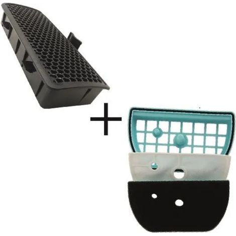 Compatible avec les aspirateurs LG VC221, VC232, VC332, VK691 et VK703 : préfiltre + filtre arrière (1/5)