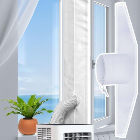 Tissu De Calfeutrage Joint De Fenêtre Universel VP Fenêtre Pour Climatiseur Mobile & Sèche-Linge Kit Universel 3/4/5m, Étanchéité Optimale, Facile À Installer Fenêtres Coulissantes, Battantes (1/5)