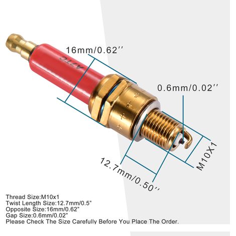 4 per set / LIU.MW--A7TC Red engine generator lawnmower tractor water pump go-kart (1/4)
