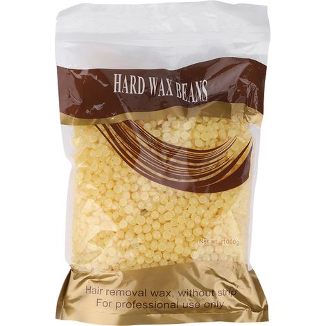 1000g Sachet Cire Dure Sans Bandes Épilation Jambes Bras Haricots de Cire Miel Soin Beauté (1/5)