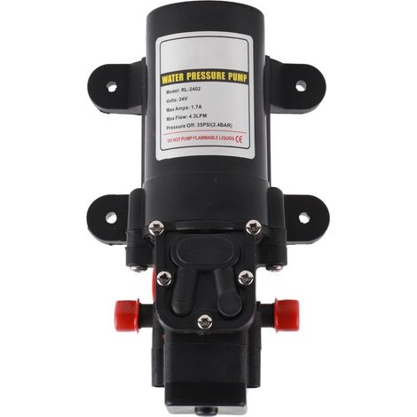 Pompe à Eau à Diaphragme, Pompe à Diaphragme à Pressostat à Grand Débit à Rotation Sèche Auto-amorçante pour l'agriculture (RL 2402 24V). (1/5)