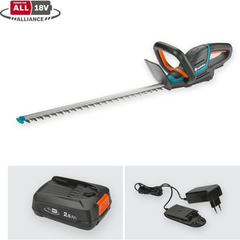 GARDENA Tagliasiepi a batteria ComfortCut 60 18V POWER FOR ALL, Batteria inclusa (14731-20) (1/4)