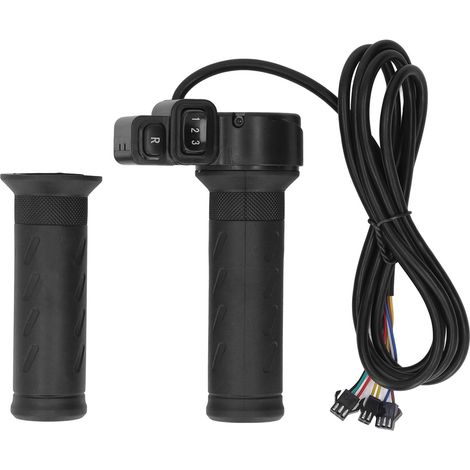 Poignée Accélérateur Torsion - Pour Guidon 22 à 22,5 mm - Compatible Vélo Électrique et Trottinette Électrique - 1 Paire (1/5)