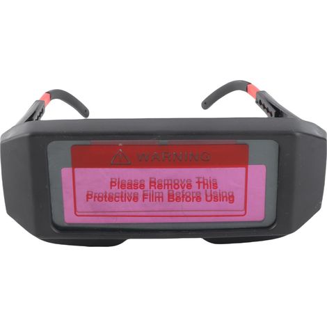 Lunettes de Soudeur à Assombrissement Automatique, Énergie Solaire, LCD avec Visière Réglable, 2 Capteurs, pour TIG MIG MMA Plasma (1/5)