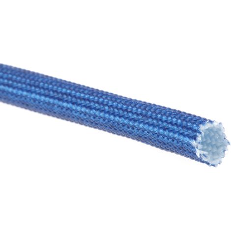 Gaine Tressée 4mm RS PRO, Bleu en Fibre de verre acrylique, 5m ( Prix pour Paquet de 3 ) (1/2)