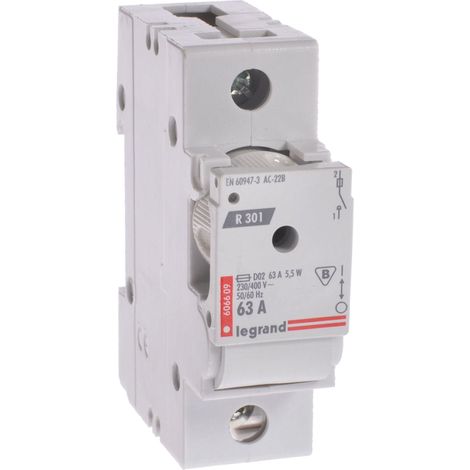 Sicherungstrenner LE-606609 Einphasig 63 A D02 LEGRAND