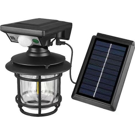 Wasserdichte Solar-Wandleuchten für den Außenbereich mit Bewegungsmelder und 3 Beleuchtungsmodi (JD-1578A) (1/5)
