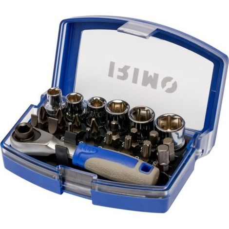 IRIMO - Jeu de 23 douilles et embouts 1/4"