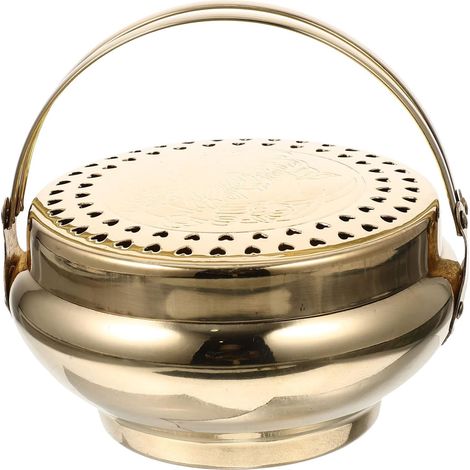 Brasero de boda en forma de cruz, parrilla de barbacoa de estilo vintage para el hogar, quemador de té, estufa de carbón, calefacción, brasero, productos para el hogar, parrilla de novia, recipiente d (1/5)
