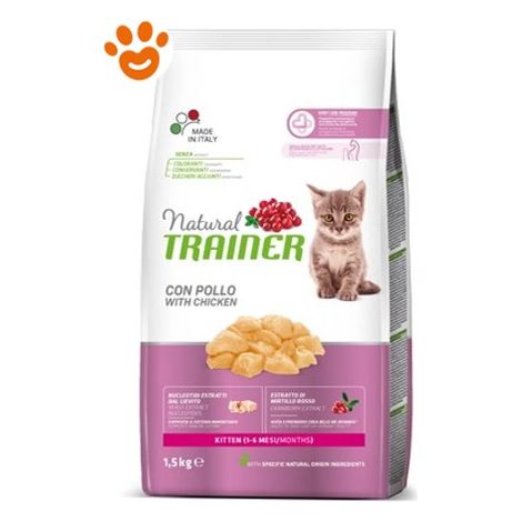 Trainer Natural Cat Kitten Pollo - Trainer Natural Cat Kitten Pollo - Sacco Da 1,5 Kg