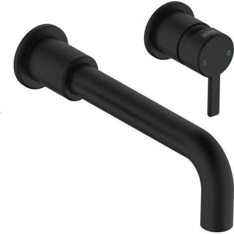 Bristan Altum Basin Mixer Tap Wall Mounted - Black (1/5)
