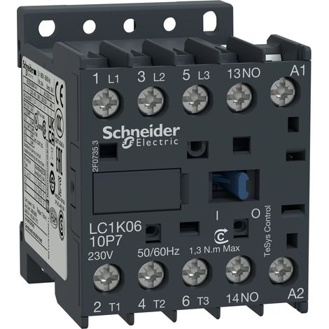 TeSys LC1K - contacteur - 3P - AC-3 440V - 12A - bobine 400Vca - LC1K1210V7