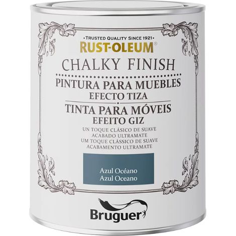 Rust-Oleum Chalky Finish Furniture Ocean Blue 750ml BRUGUER