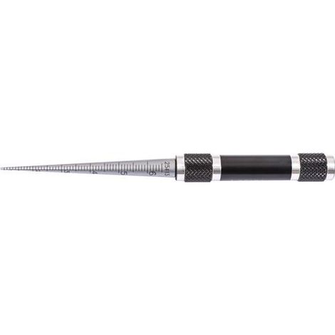 TECWERK Lochlehre 1-6mm kon.Abl.0,1mm TECWERK (1/2)