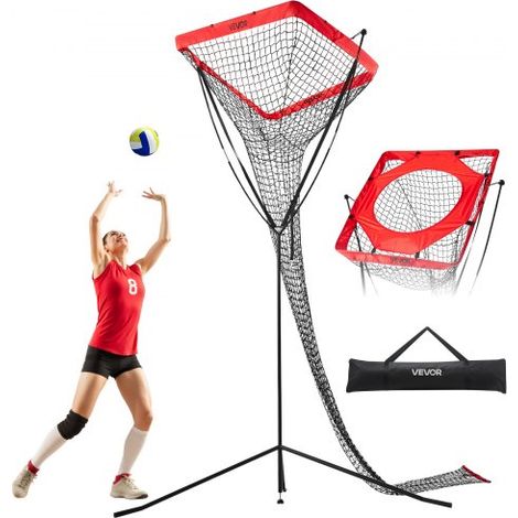 Rete per Allenamento Pallavolo, Angolazione e Altezza Regolabili (1/5)