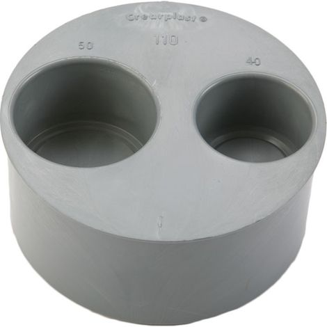 Tapón Red Doble PVC Evacuación Crearplast Medidas Accesorios Fontanería: 110.32.32