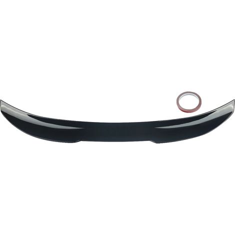 Spoiler trasero, plástico ABS, compatible con coches de lujo Serie 4, negro brillante. (1/2)