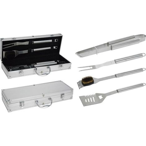 Conjunto de 4 utensilios para barbacoa