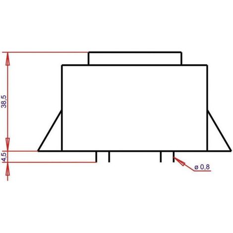 Gerth PTA542401 Transformateur pour circuits imprimés 1 x 230 V 1 x 24 V/AC 16 VA 666 mA (1/3)