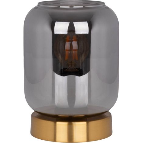 Naeve ALESSIO Lampe de table cylindrique dorée 1xE14 (1/5)