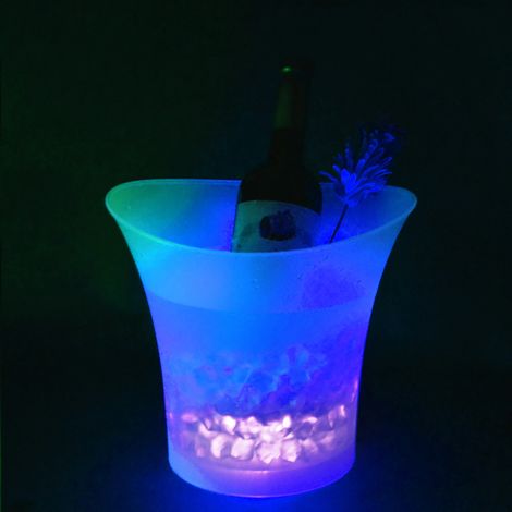 Farbwechselnder LED-Eiskübel für Wein, ideal für Bar- und KTV-Partys (1/3)