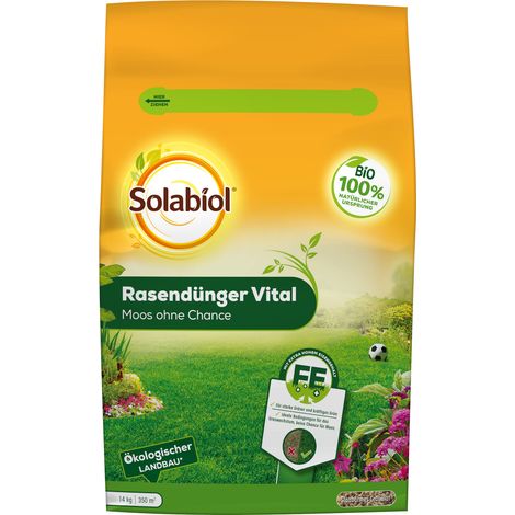 Solabiol Rasendünger Vital - Moos ohne Chance 14 kg (1/5)