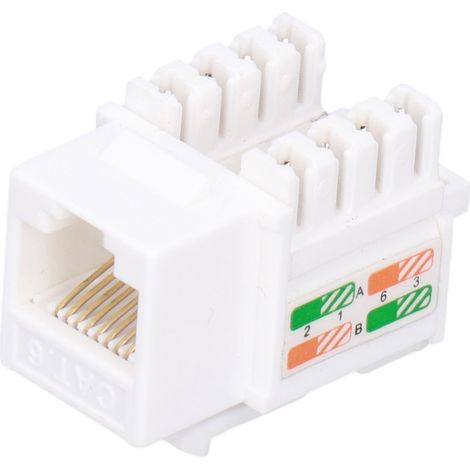 Module réseau TF2010 CAT6 non blindé 8 fils Gigabit pour communication réseau 0-250 MHz, lot de 20 (1/5)
