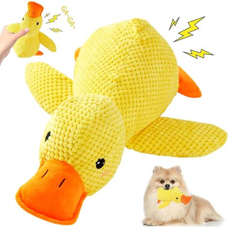 Jouet Chien, Jouets Anti-Stress pour Chien,Canard de Jouet pour Animaux ,Jouet Indestructible,Jouet Couineur De Canard Pour Chien (1/5)