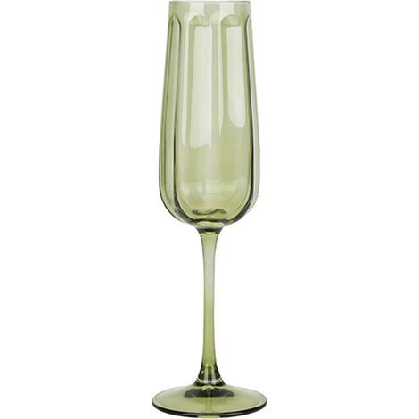 Lot de 4 flûtes en verre 24cl, RIVIERA