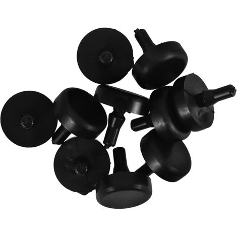 Butée de Pédale de Frein 20pcs Absorption des Chocs en Caoutchouc Noir Installation Facile pour Interrupteur de Lumière de Frein pour Accessoires Automobiles (1/5)