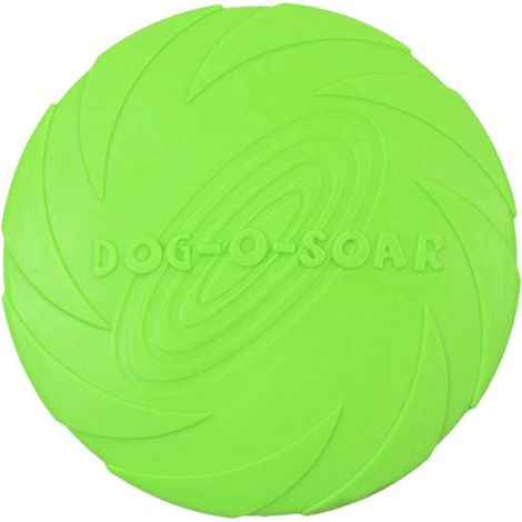 Jouet pour chien en caoutchouc souple pour l'entraînement : robuste, durable, léger et interactif.-Green 15cm (1/5)