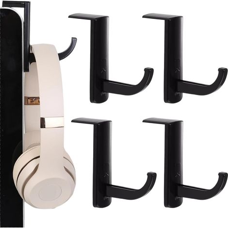 Support pour Casque,Écouteurs Crochet,Headset Stand Holder,Ecouteur Hanger Crochet de Casque pour Écouteurs Gaming,Câbles (1/5)