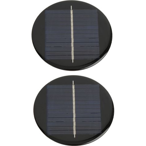 Konvolut aus 2 runden 80-mm-6-V-Hochleistungssolarzellen mit guter Lichtdurchlässigkeit und polykristallinen Solarzellen (1/5)
