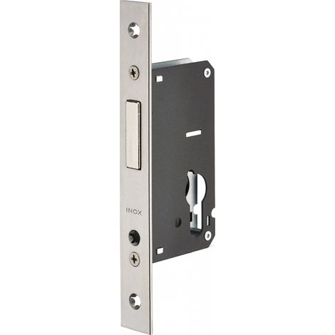 THIRARD - Boitier de serrure encastrable à cylindre pour porte d'entrée, axe 37mm, bouts carrés, pêne dormant seul - THIRARD (1/2)